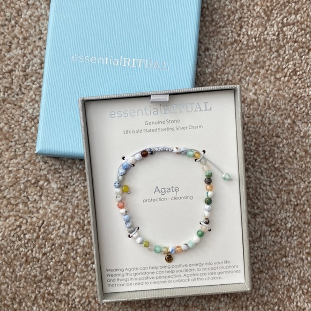 Essential Ritual genuine stone bracelet